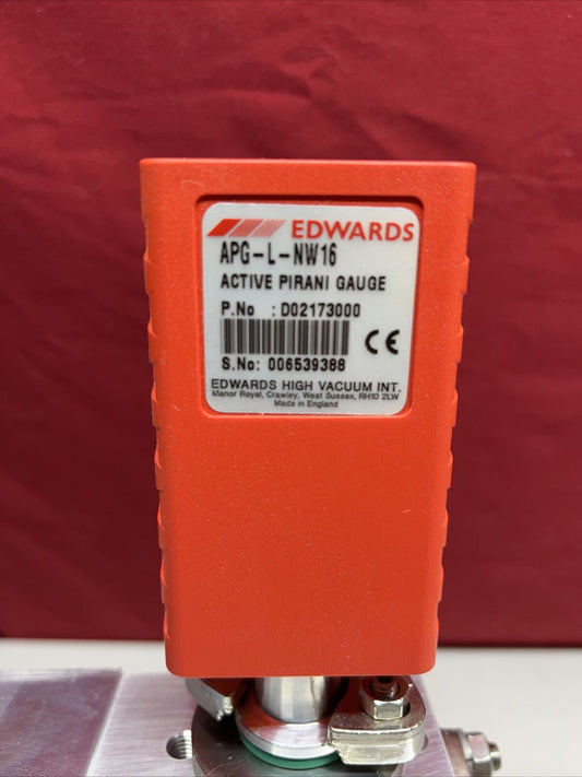 EDWARDS APG-L-NW16 ST/ST ACTIVE PIRANI GAUGE P/N- D02173000