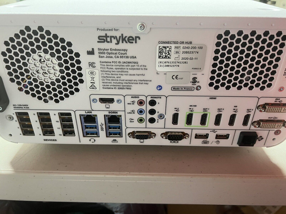 Stryker Connected OR Hub 0240-200-100. – Wiley Biomedical