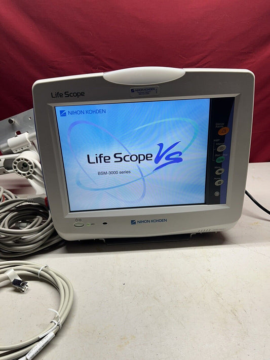 Nihon Kohden Life Scope VS BSM-3552 Patient Monitor Manufactured (2019)