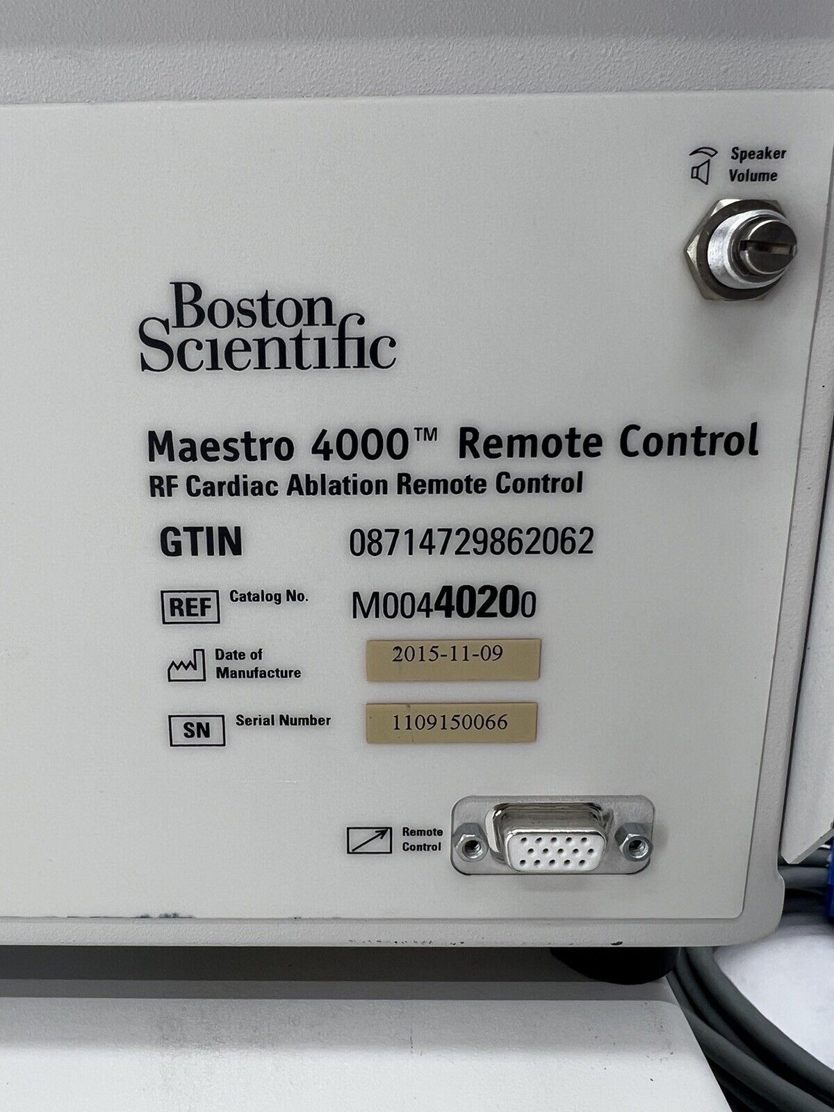 BOSTON SCIENTIFIC MAESTRO 4000 CARDIAC ABLATION System