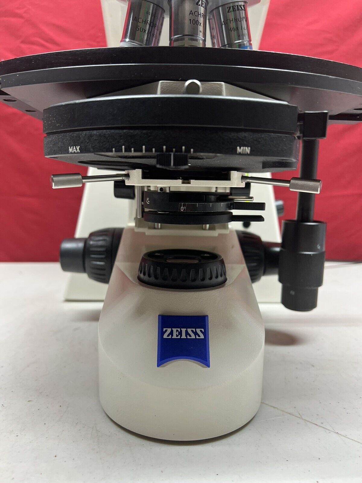 Zeiss Axioskop 2 Plus Microscope 6 Objectives