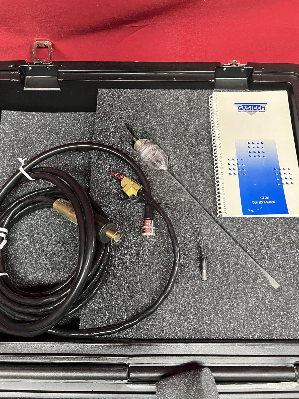 GASTECH GT 201 Portable Gas Monitor PPM H2S RS 232 OXYGEN METHANE LABORATORY KIT