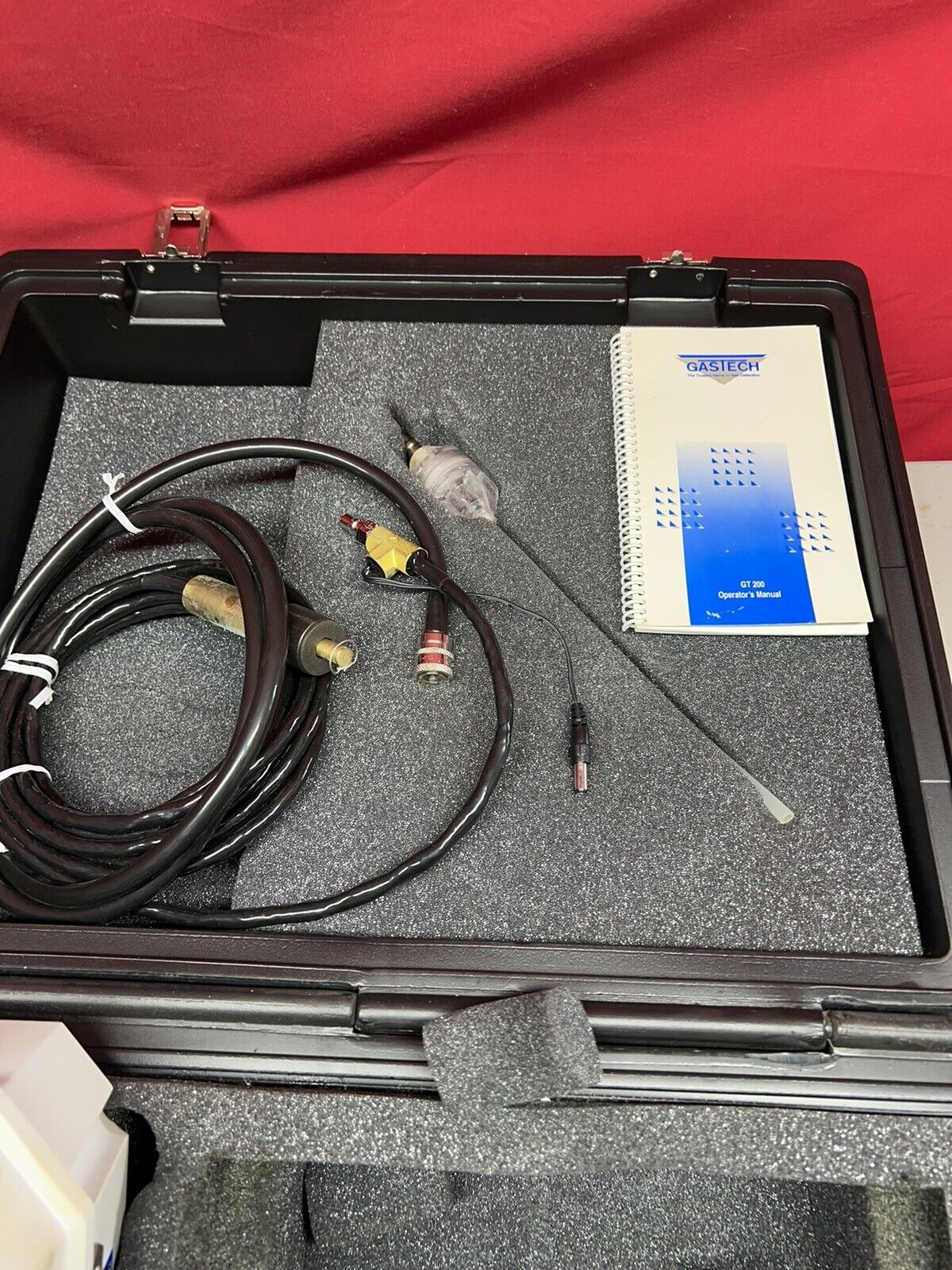 GASTECH GT 201 Portable Gas Monitor PPM H2S RS 232 OXYGEN METHANE LABORATORY KIT